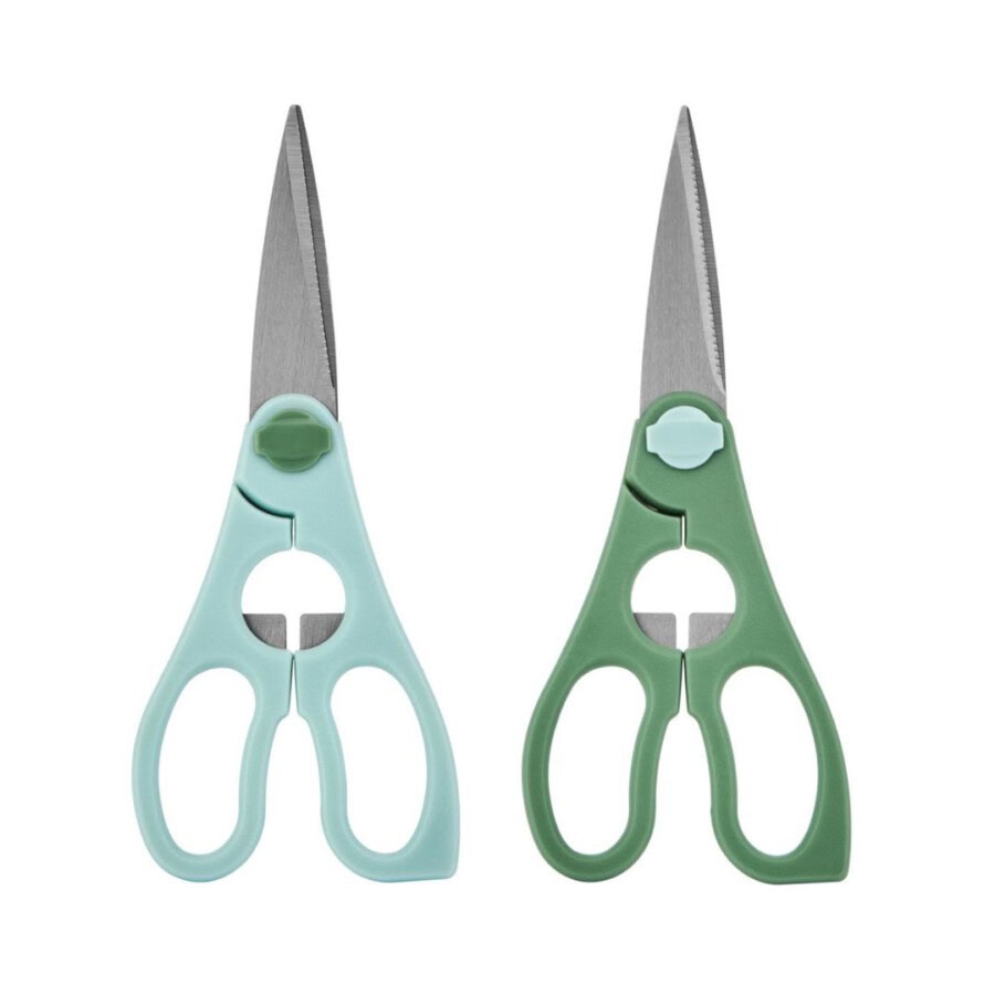 kitchencraft-kuechenscheren-mit-edelstahlklingen-blau-gruen
