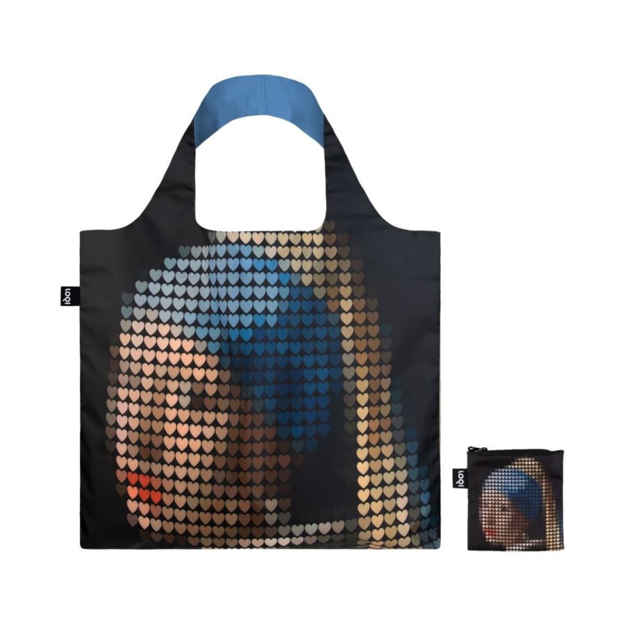 loqi-faltbare-einkaufstasche-pix-and-love-girl-with-pearl-earring3