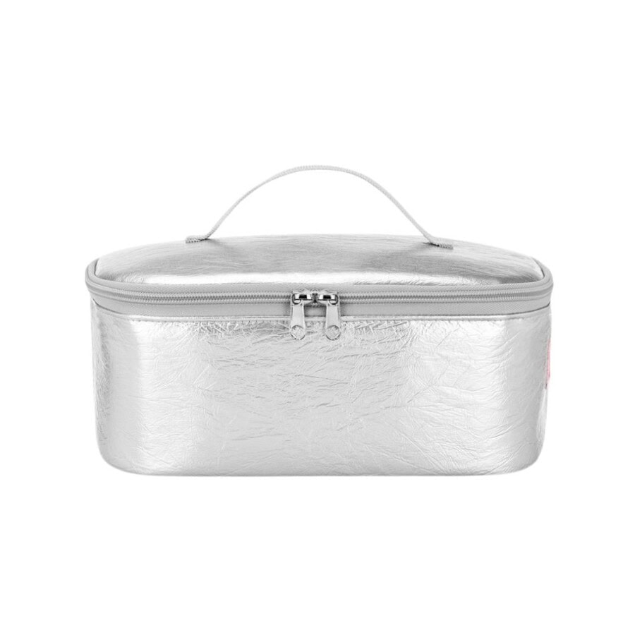 reisenthel-coolerbag-pocket-m-silver-crackle
