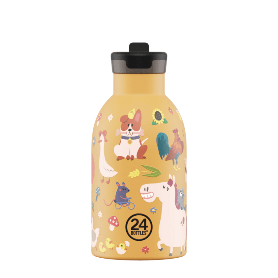 24bottles-urban-bottle-kids-wasserflasche-farm-friends-330-ml