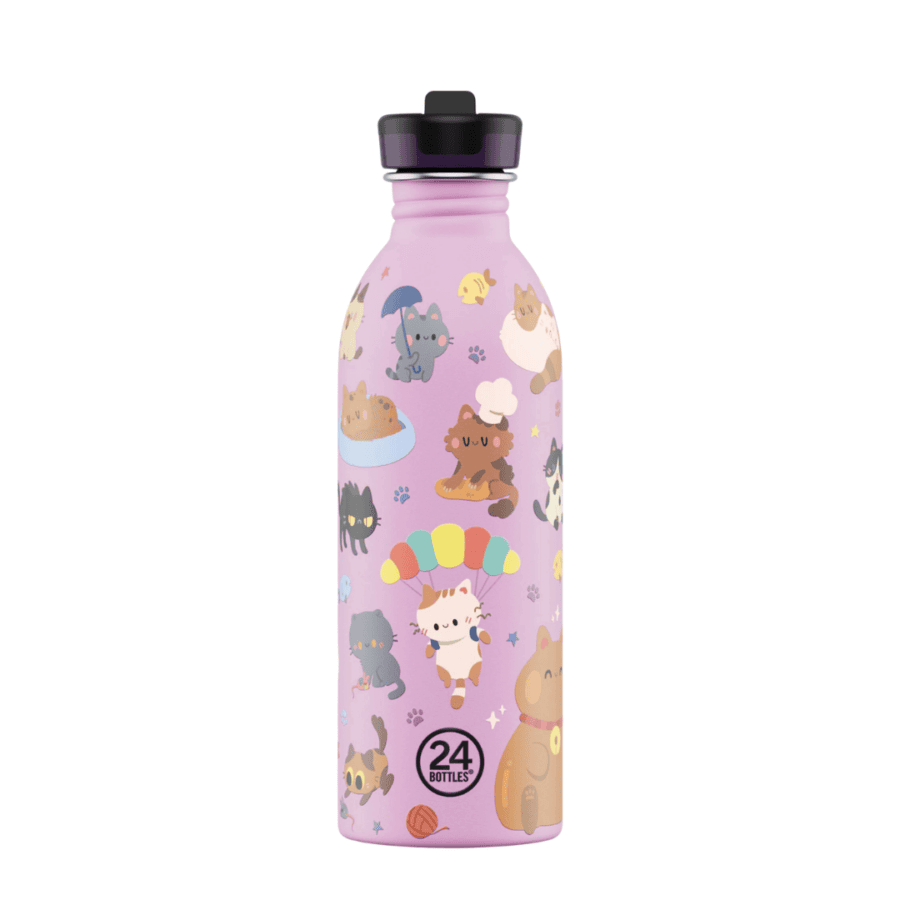 24bottles-urban-bottle-kids-wasserflasche-meow-friends-500-ml
