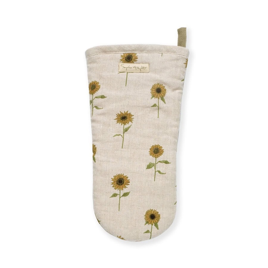 Sophie-Allport-Oven-Mitt-Linen-Sunflowers