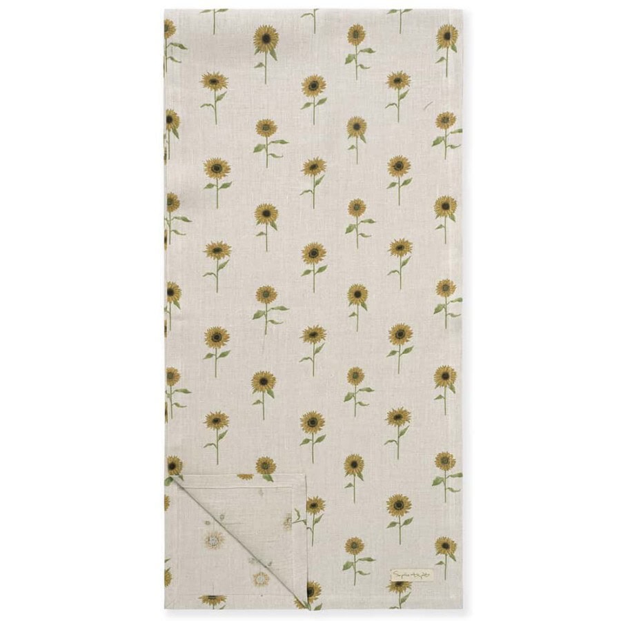 Sophie Allport-Table-Runner-Linen-Sunflowers1