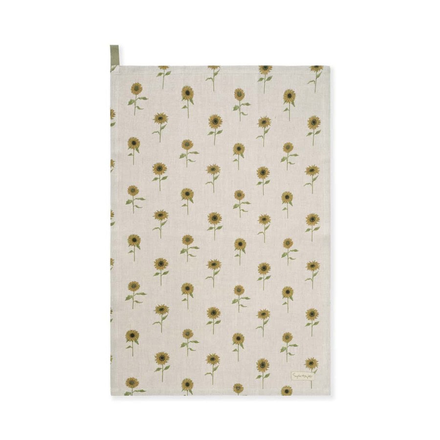 Sophie-Allport-Tea-Towel Linen-Sunflowers1