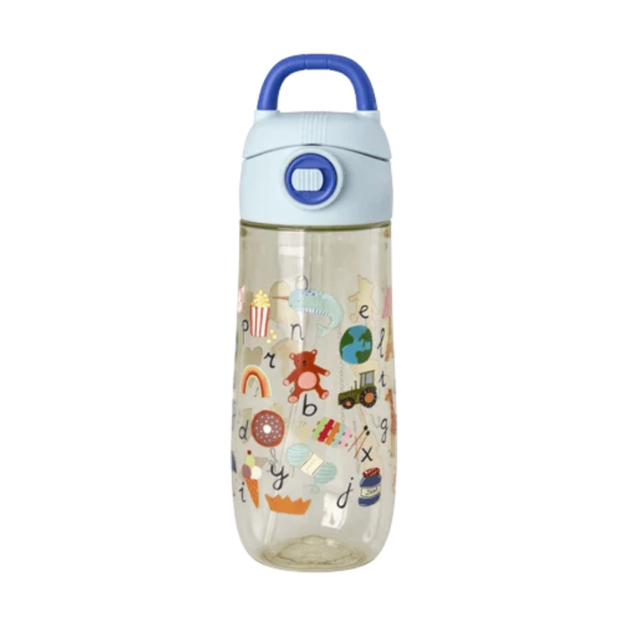 rice-kinder-trinkflasche-abc-print-blau
