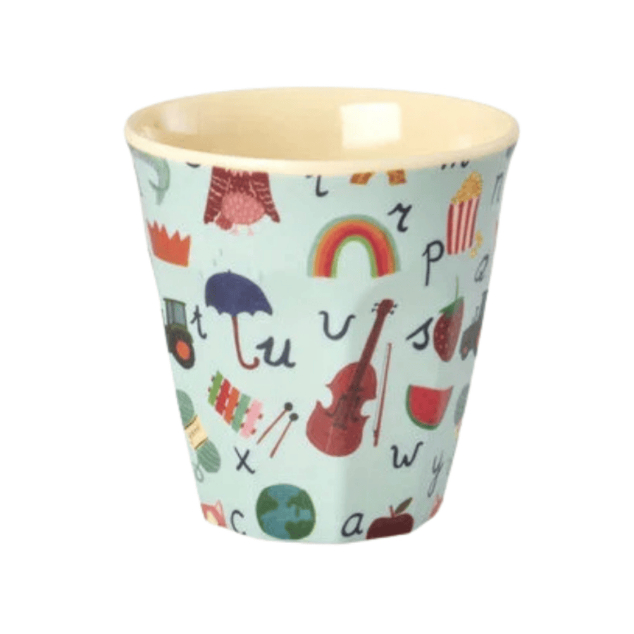 rice-kleiner-becher-160ml-abc-print-blau
