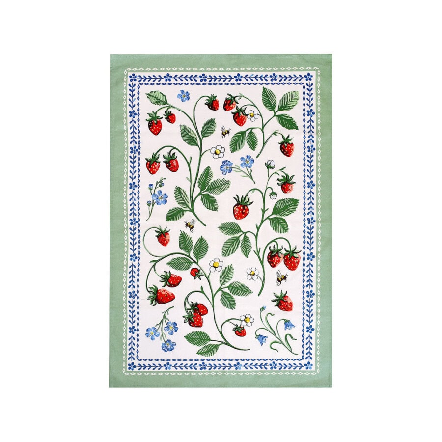 uw-strawberry-patch-tea-towel