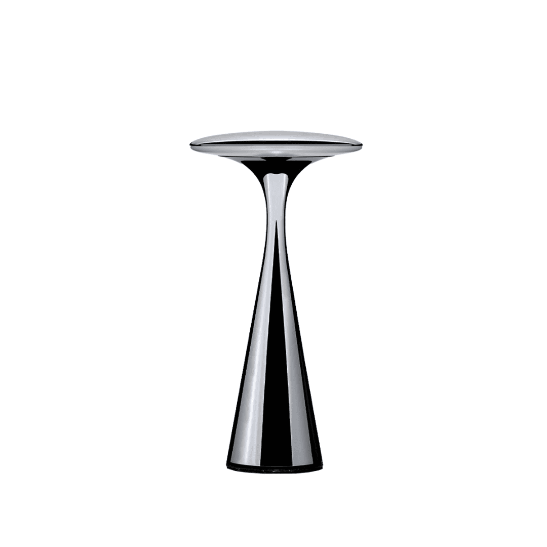 CHIC MIC Dimmbare Ufo-Tischleuchte, chrome, small