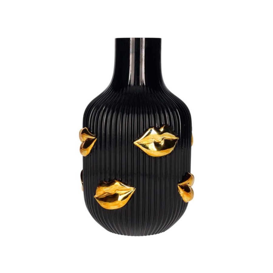 gift-company-glas-vase-lippen-schwarz-gold-klein