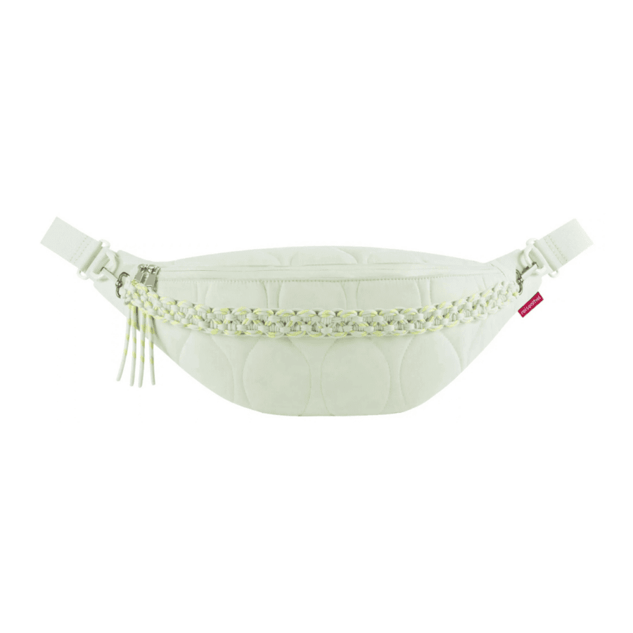 Reisenthel-city-beltbag-makramee-puffer-iced-matcha