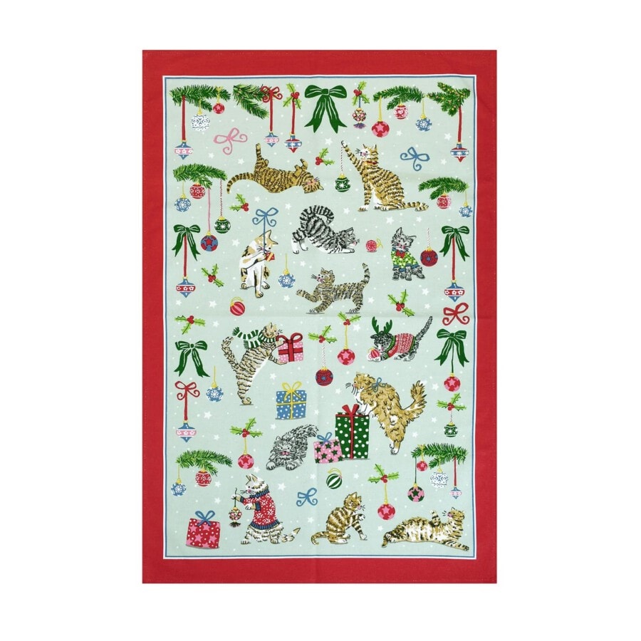 Ulster-Weavers-Christmas-Cats-Cotton-Tea-Towel