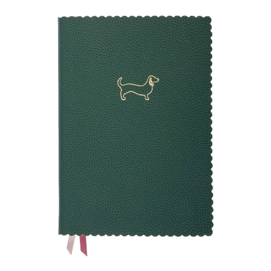 artebene-schreibbuch-dackel-dunkelgruen